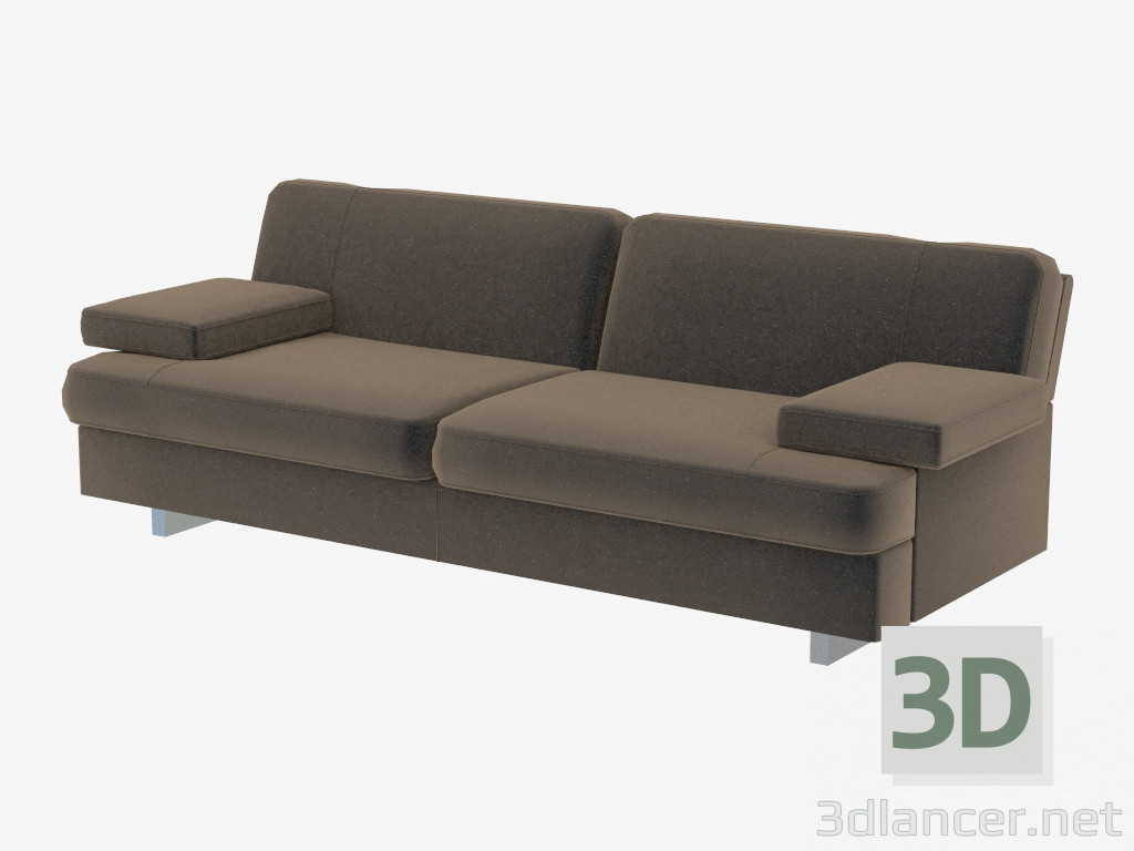 3 डी मॉडल डबल सोफा बिस्तर - पूर्वावलोकन