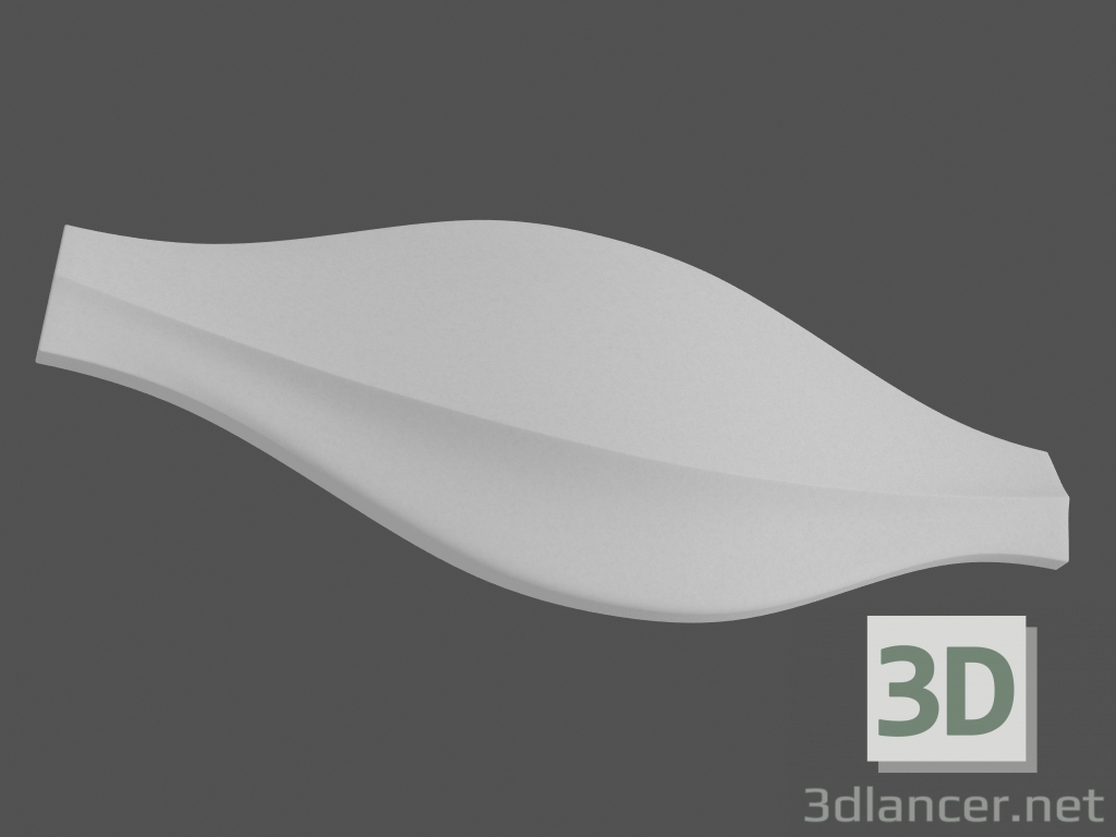 modello 3D Pannello 3D colomba - anteprima