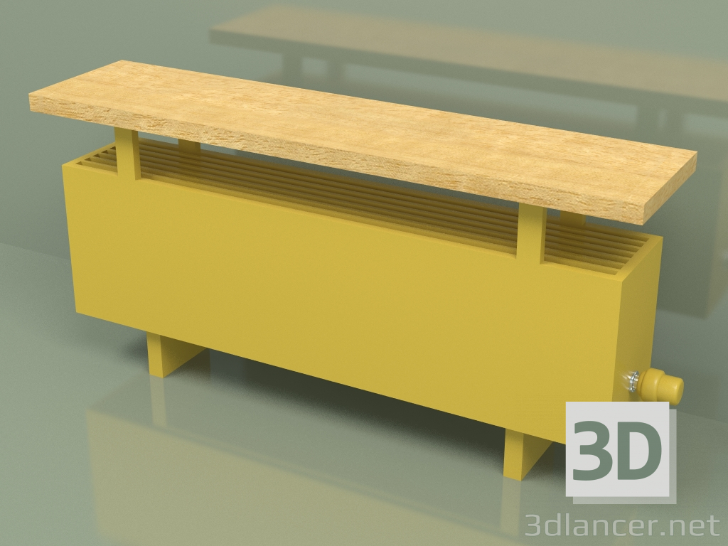 3D modeli Konvektör - Aura Bank (280x1000x186, RAL 1012) - önizleme