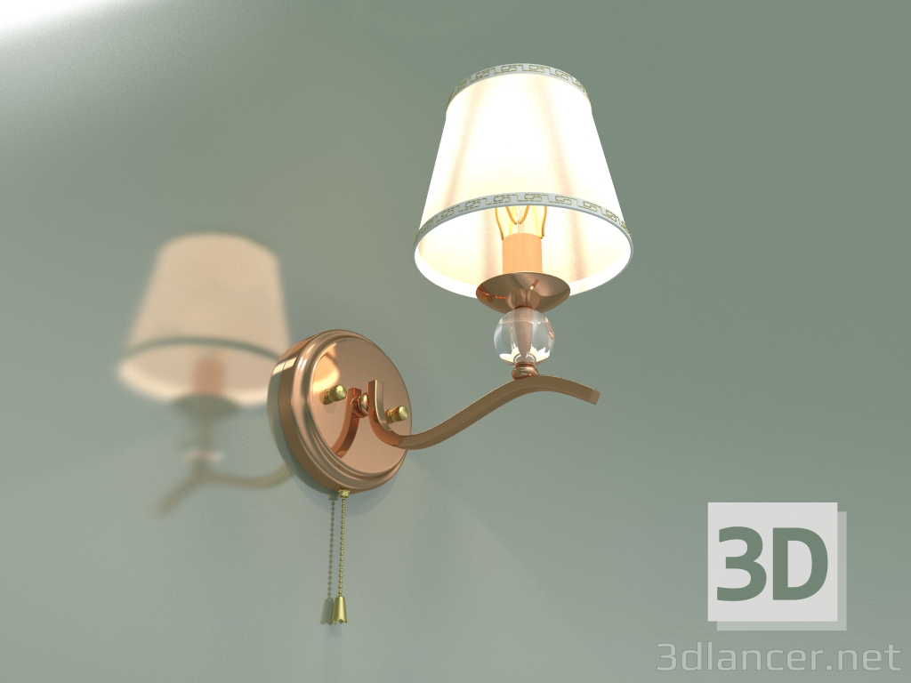 3d model Sconce Sortino 60097-1 (gold) - preview