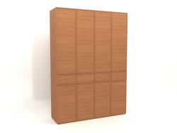 Wardrobe MW 03 wood (2000x580x2800, wood red)