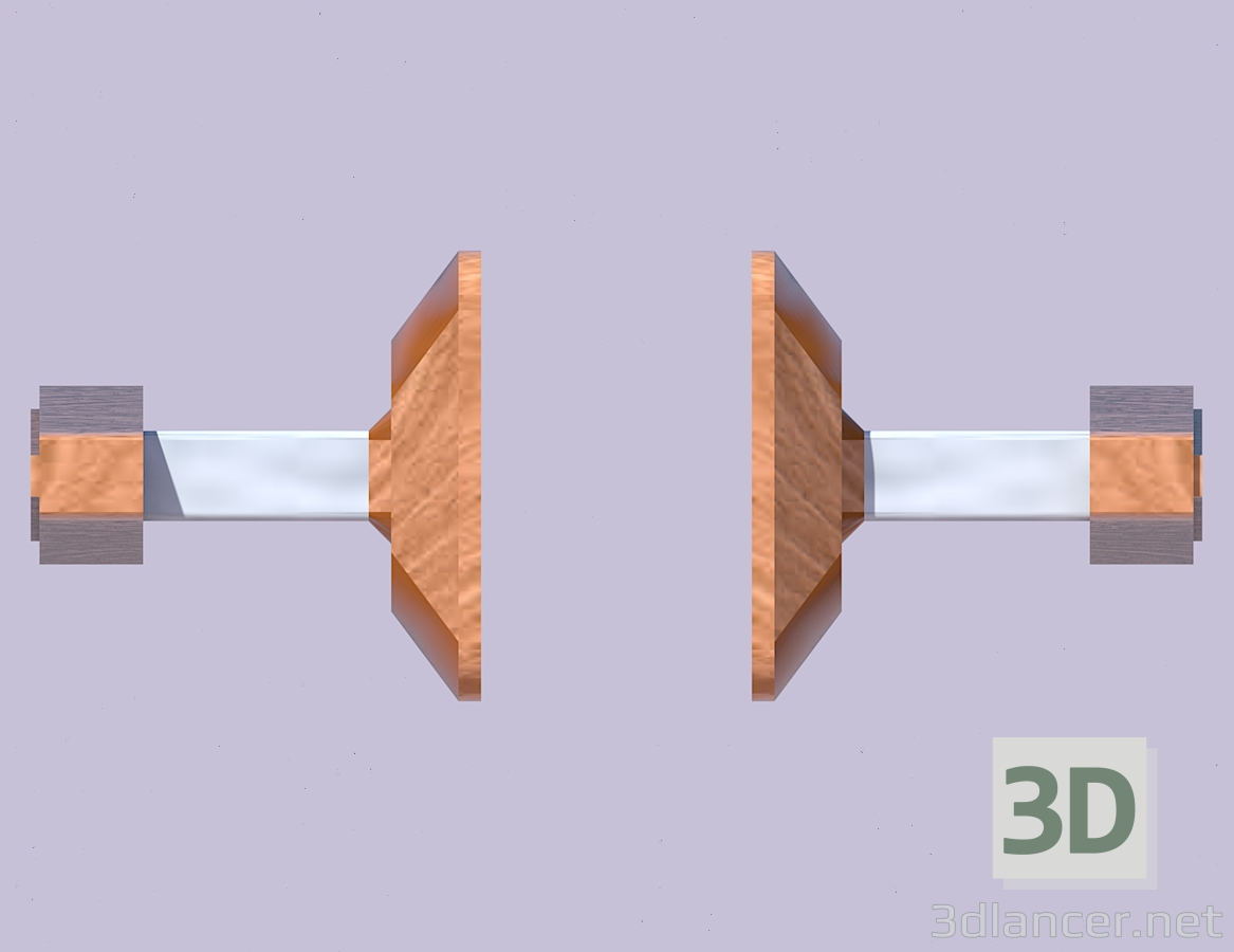 3D modeli Kapı kolları - önizleme