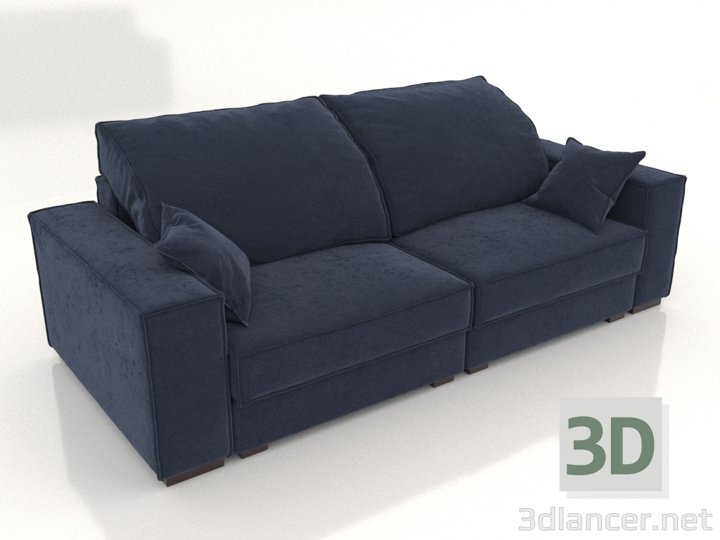 3D modeli Budapeşte kanepe - önizleme