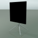 modello 3D Tavolo quadrato 5707, 5724 (H 74 - 69x69 cm, piegato, Nero, LU1) - anteprima
