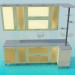 3d модель Мебель для кухни – превью