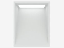Recessed wall light fixture GHOST SQUARE (C8026W)