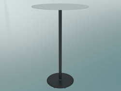 Table BON (9382-71 (⌀ 70cm), H 109cm, HPL white, cast iron black)
