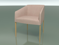 Armchair 2703 (with fabric upholstery, Natural oak)