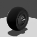 Scheibe mit Reifen 3D-Modell kaufen - Rendern