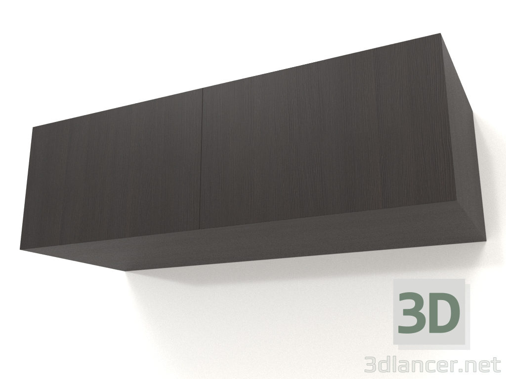 3d модель Полиця підвісна ST 06 (2 дверцята, 800x315x250, wood brown dark) – превью