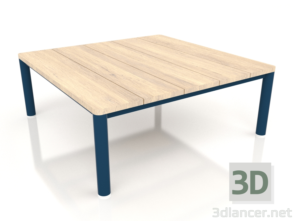modèle 3D Table basse 94×94 (Gris bleu, bois Iroko) - preview