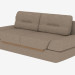 modèle 3D Canapé-lit double pour 2 personnes - preview