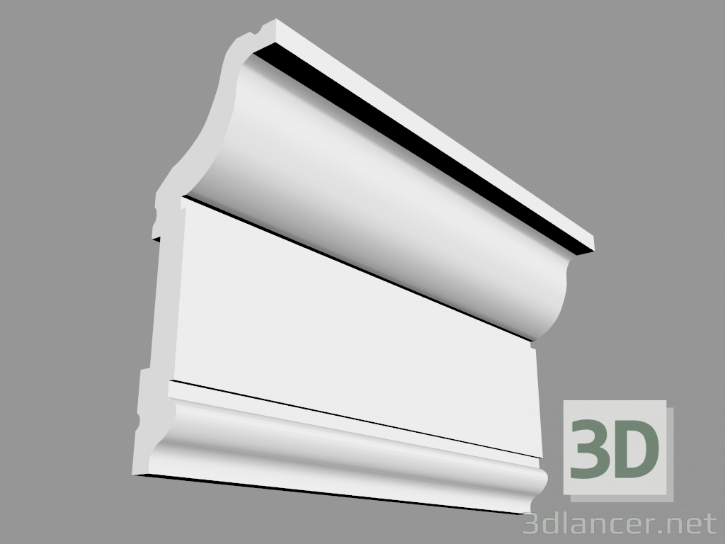 modèle 3D Corniche CX141 (5.9 x 3.1 cm) - preview