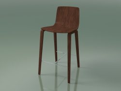 Bar chair 5901 (4 wooden legs, walnut)