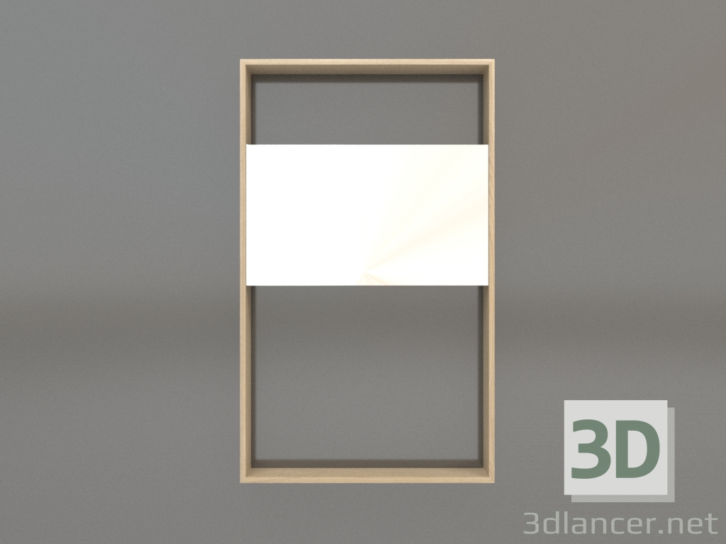 modello 3D Specchio ZL 08 (450х750, legno bianco) - anteprima