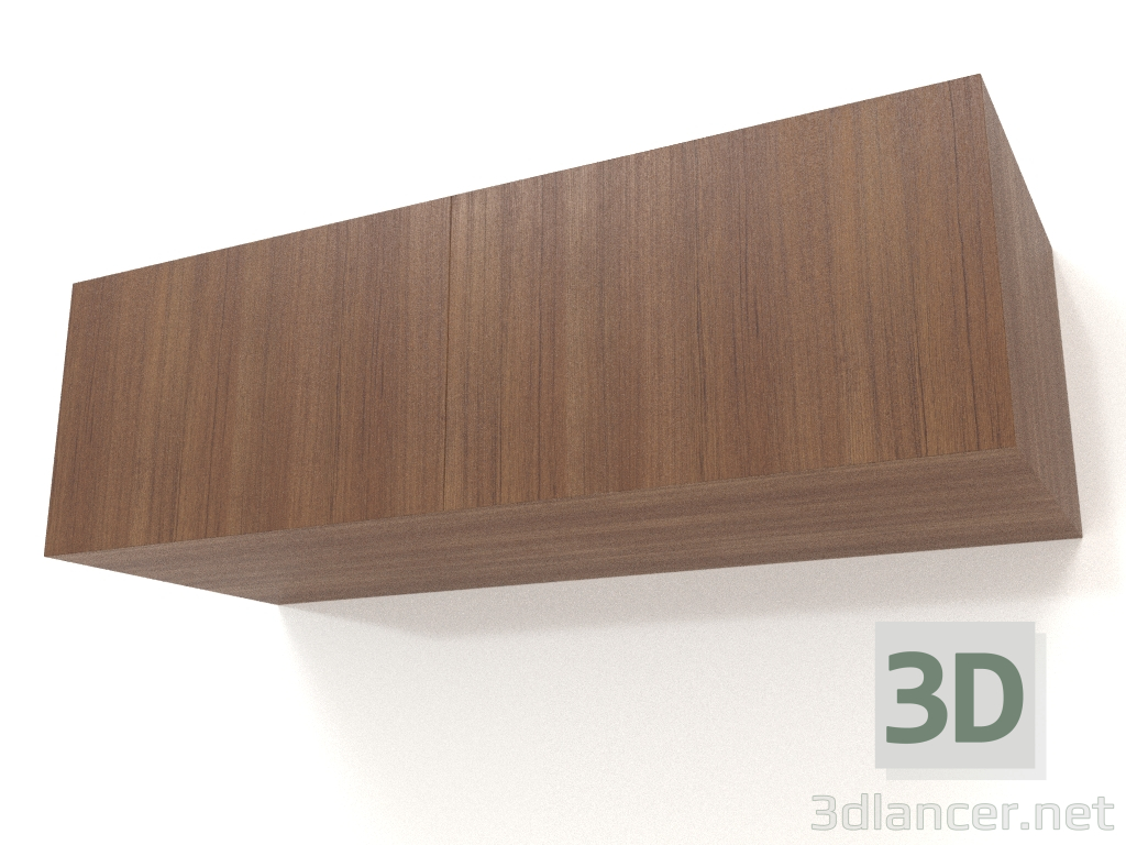 3d модель Полиця підвісна ST 06 (2 дверцята, 800x315x250, wood brown light) – превью