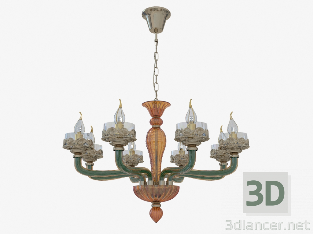 3D Modell Leuchte (Kronleuchter) Barclay (4001 8) - Vorschau
