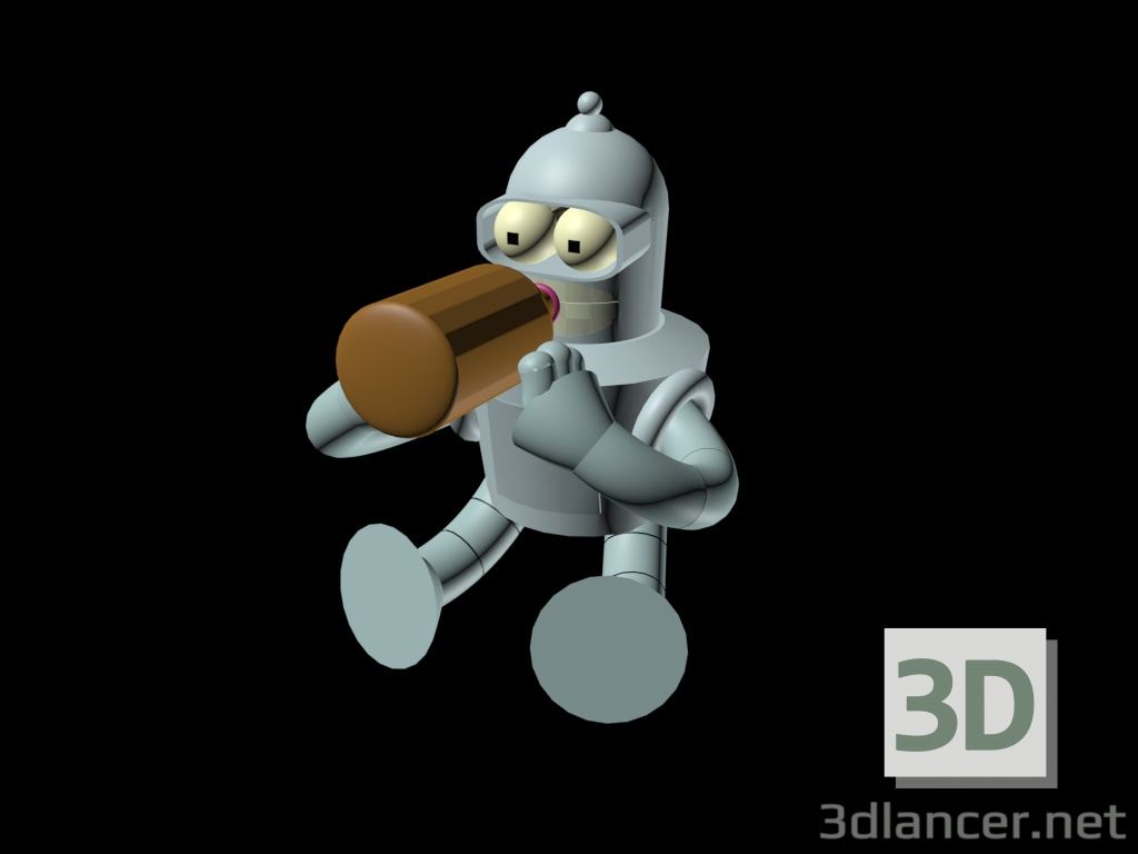 Modelo 3d Bender - preview