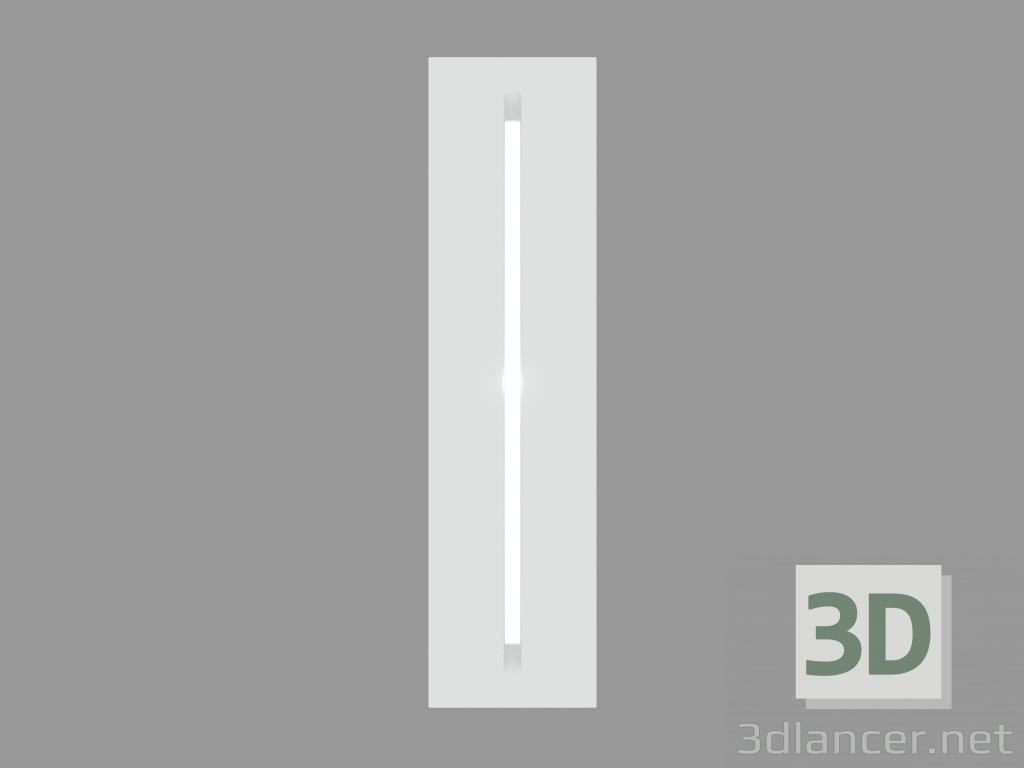 3D modeli Gömme duvar lambası STEP (S4655) - önizleme