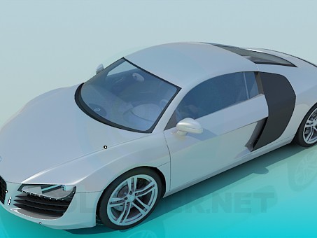 modèle 3D Audi R8 - preview