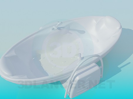 modello 3D Supporto da bagno - anteprima