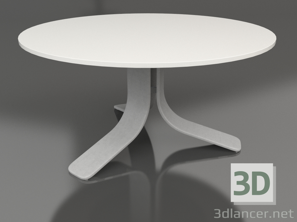 modello 3D Tavolino Ø80 (grigio agata, DEKTON Zenith) - anteprima