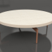 modello 3D Tavolino rotondo Ø120 (Sabbia, DEKTON Danae) - anteprima