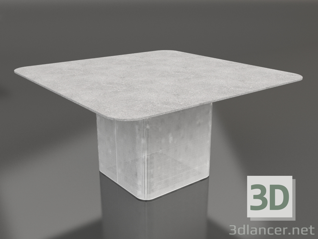 modello 3D Tavolo da pranzo 140 (Bianco) - anteprima