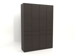 Wardrobe MW 03 wood (2000x580x2800, wood brown dark)