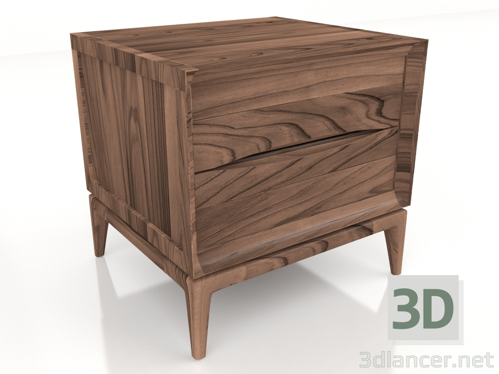 modèle 3D Table de chevet Brad Petit - preview