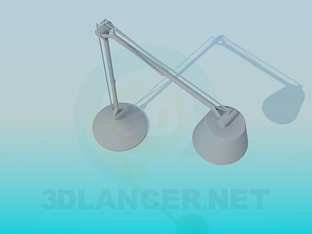 3D Modell Tischleuchte - Vorschau
