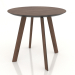 3d model Mesa de comedor BRASKO 800x800x750 mm (roble tabaco) - vista previa
