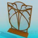 3d model Brown window frame - preview