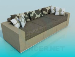 Диван-софа з подушками