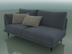 Double sofa Alfinosa with armrest on the left (2000 x 1000 x 730, 200AL-100-AL / W)
