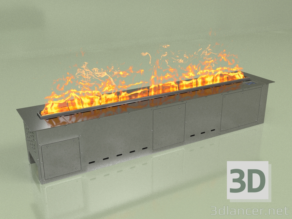 3D modeli Buharlı şömine Vepo 1200 (grafit-saten) - önizleme