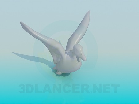 modèle 3D Canard - preview