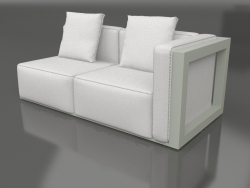 Módulo de sofá, seção 1 direita (cinza cimento)
