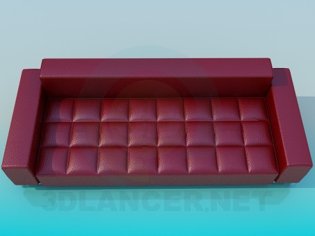 Modelo 3d Um sofá em uma gaiola - preview