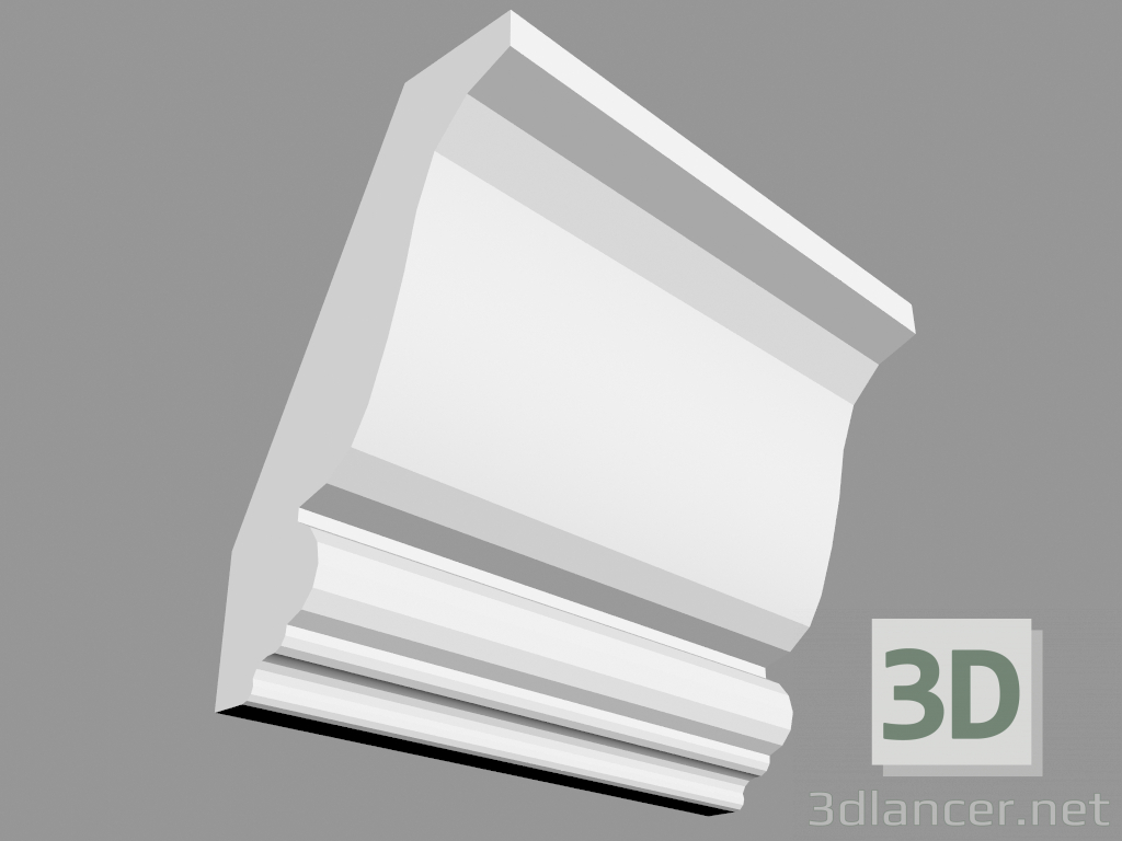 3D modeli Korniş СХ151 (4 x 2.3 cm) - önizleme