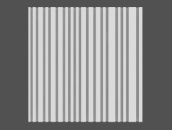 Panel de código de barras 3D