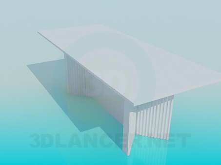 modèle 3D Une table pour les réunions - preview