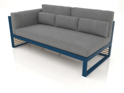 Modular sofa, section 1 left, high back (Grey blue)