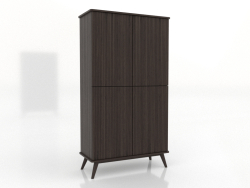 Cabinet 5 1000x450x1800 mm (ash walnut)