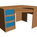 3d model Corner desk K714-l - preview