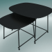 modèle 3D Tables de salon CUP (9100-51, noir HPL, noir à revêtement par poudre) - preview