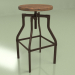 3d model Bar stool Machinist (solid ash, antique copper) - preview