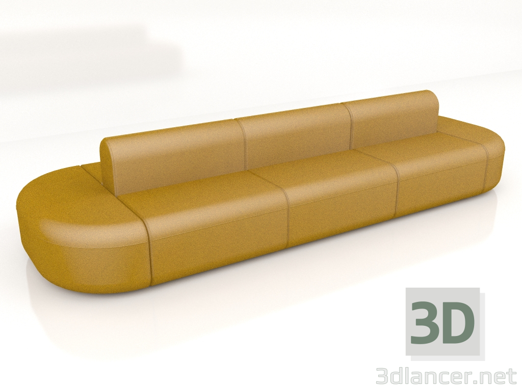 3d модель Диван Artiko Double Sofa AT14 (3740x1280) – превью