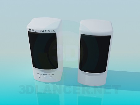 3D Modell Audio-Lautsprecher - Vorschau