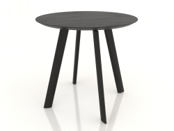 Tavolo da pranzo BRASKO 800x800x750 mm (rovere nero)